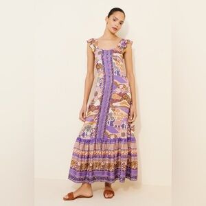 SPELL Dancing Valley Strappy Maxi Dress, EUC, XS